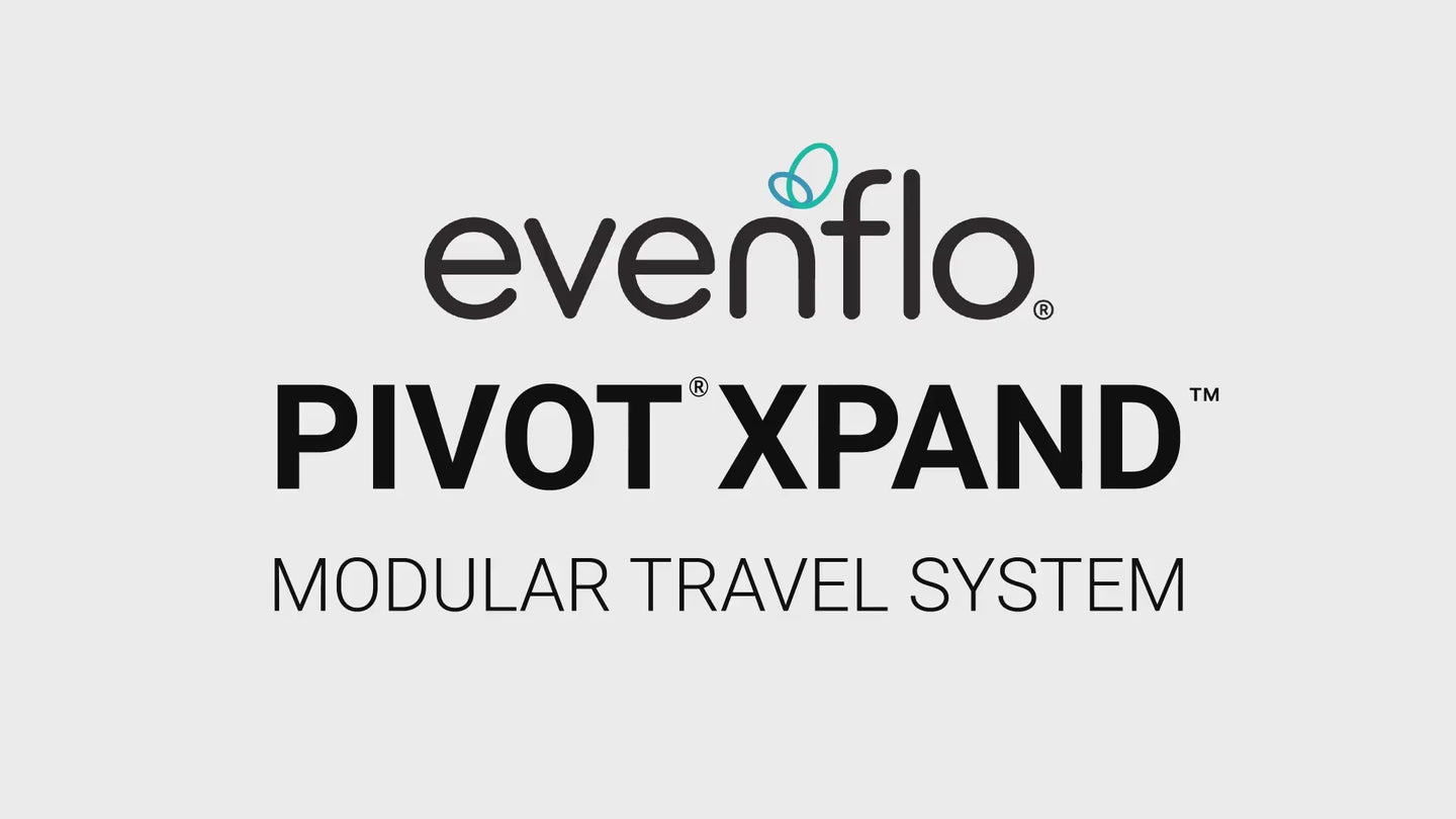 Evenflo - Pivot Xpand Modular Travel System with LiteMax Infant Car Seat - Ayrshire Black